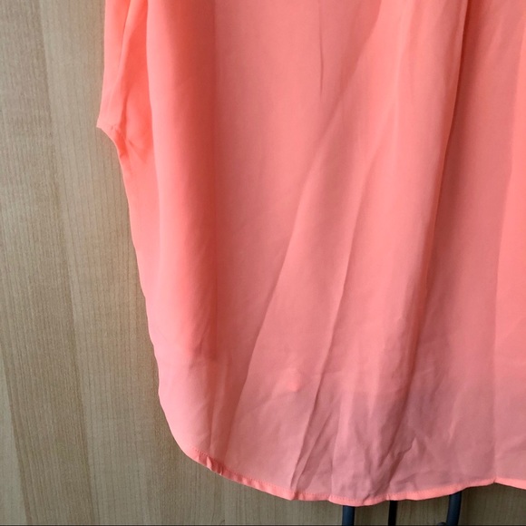 2/$25 Lush Nordstrom Neon Chiffon Tank Top - Picture 6 of 6